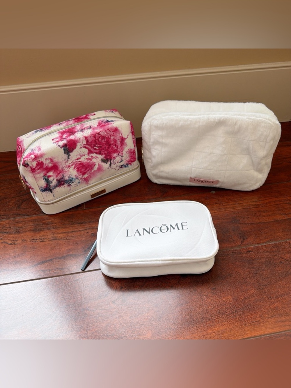 Lancôme Makeup Bag Set - Trio of 3 Brand New Cosmetic Cases